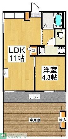 秋津ハウスの物件間取画像